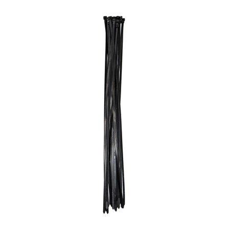 South Main Hardware 32-in   175-lb, Black, 25 Standard Nylon Tie 220239
